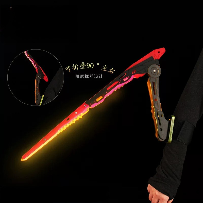 Cosplay Prop Knife - Espada Luminosa Katana Mantis de Anime