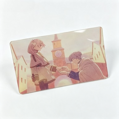 Frieren Cosplay Prop - Tarjeta coleccionable lenticular de anime Frieren