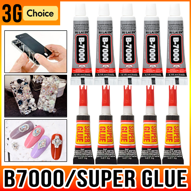 Contact Cement Glue - 3ml B7000 vidrio plástico Universal Diy