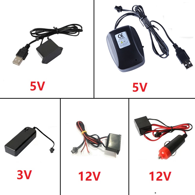 Led El Wire - Controlador de unidad de encendedor de