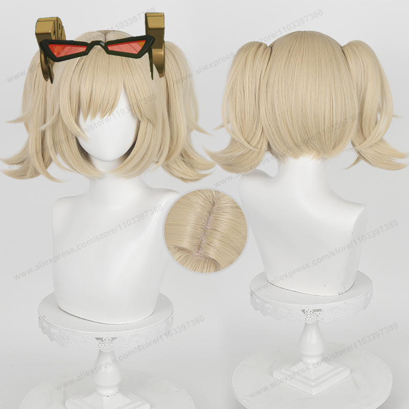 Burnice Cosplay Prop - ZZZ Burnice Whita-Peluca de Cosplay de