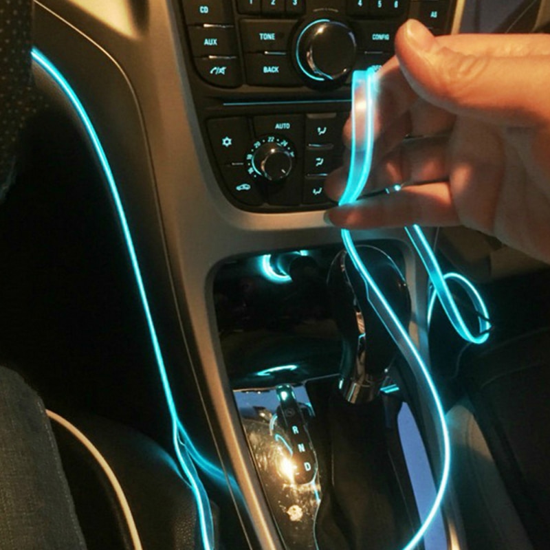 Led El Wire - 5m, iluminación interior de la atmósfera