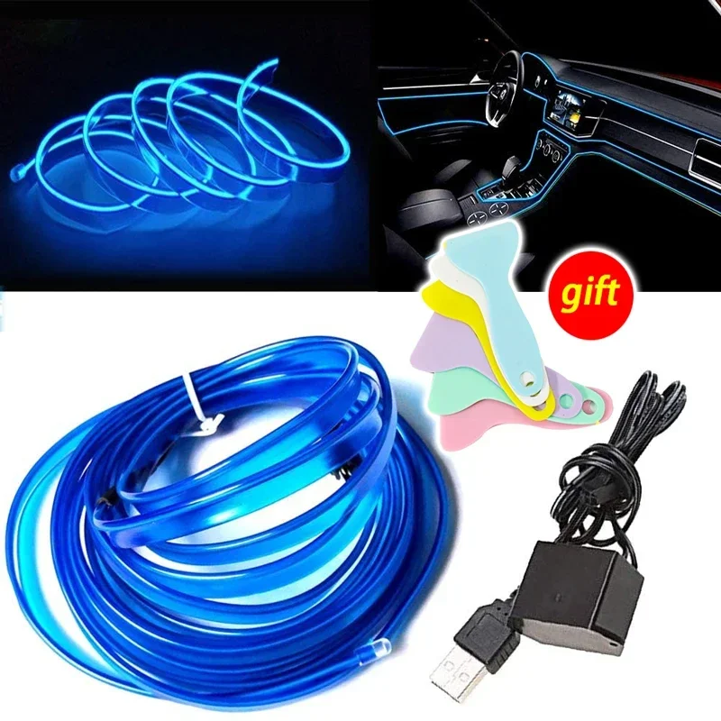 Tira de luces Led para Interio - Led El Wire reseña y precio