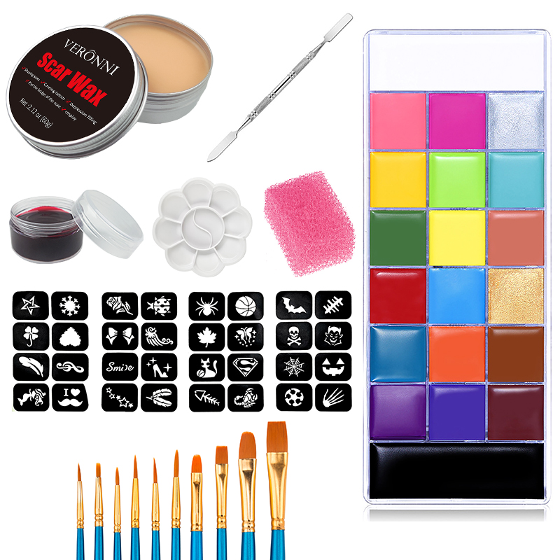 Kit de maquillaje SFX, 20 colo - Body Paint Sfx reseña y precio