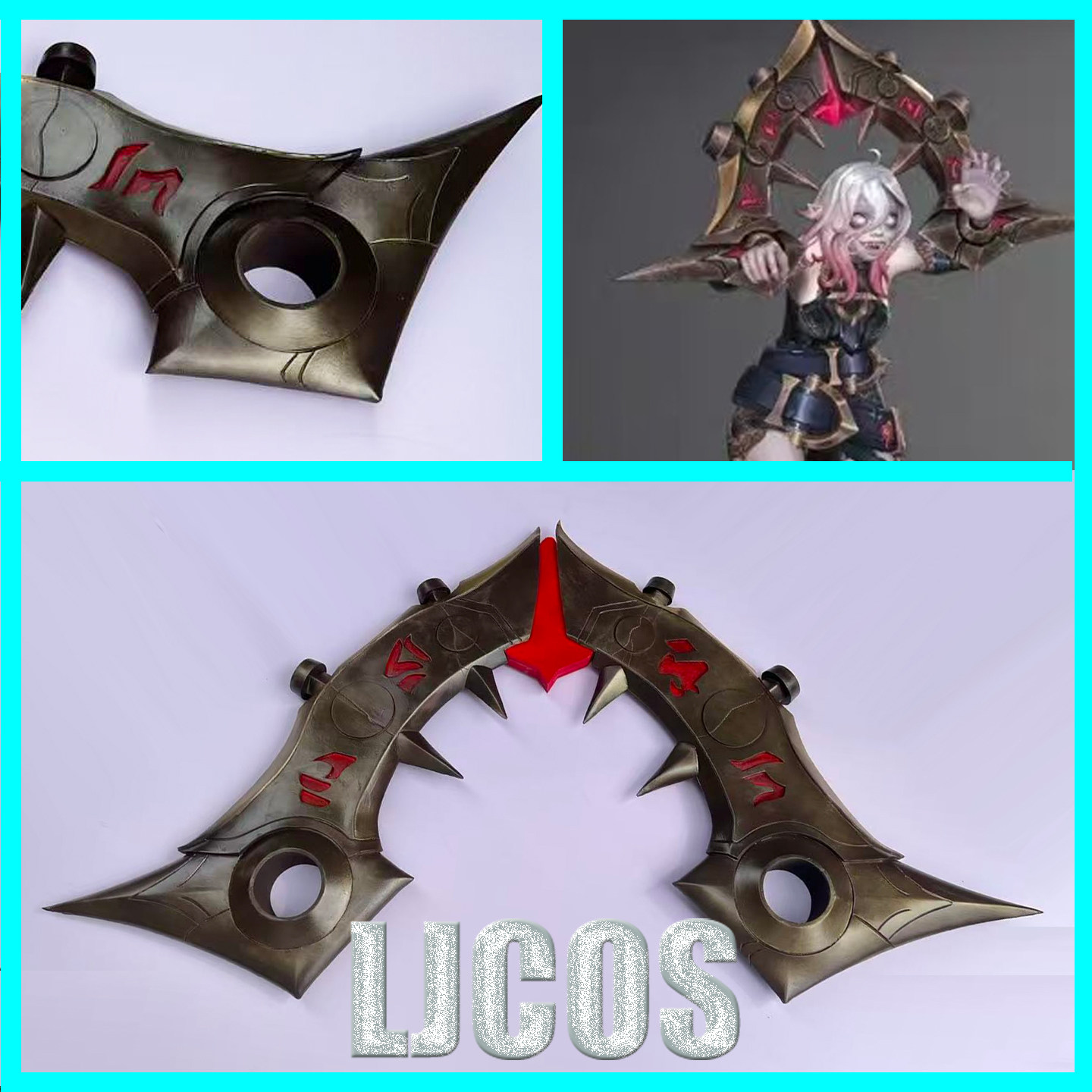 LOL Briar Shackles Accesorios  - Briar Cosplay Prop reseña y precio
