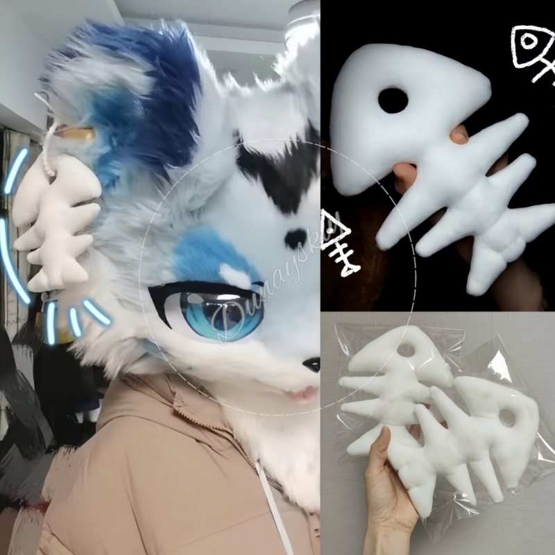 Llavero de espina de pescado d - Fishbones Cosplay Prop reseña y precio