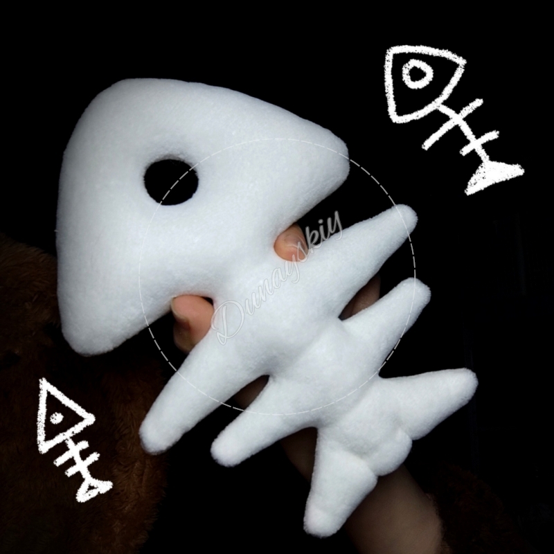 Llavero de espina de pescado d - Fishbones Cosplay Prop reseña y precio