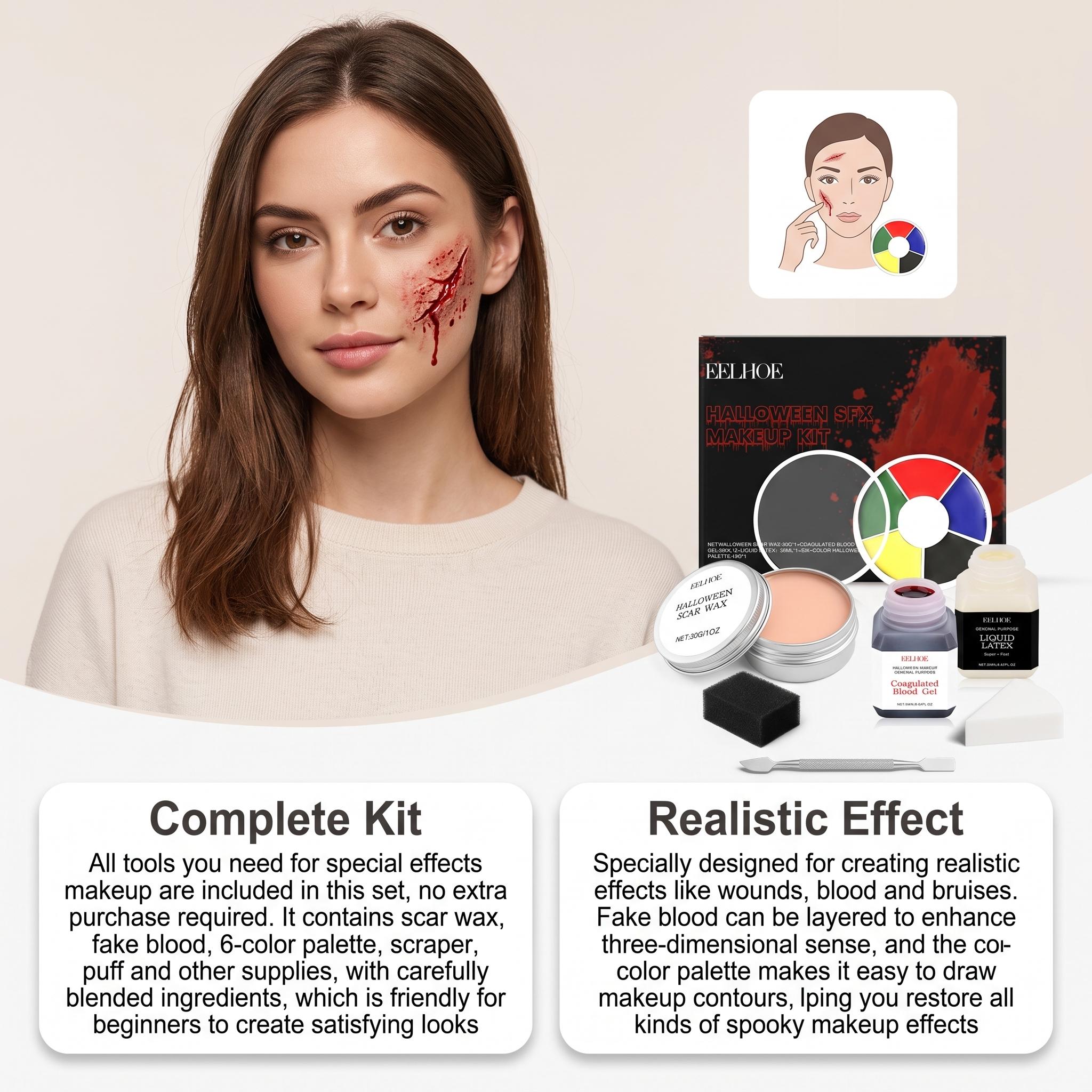 Kit de Maquillaje EELHOE para  - Body Paint Sfx reseña y precio
