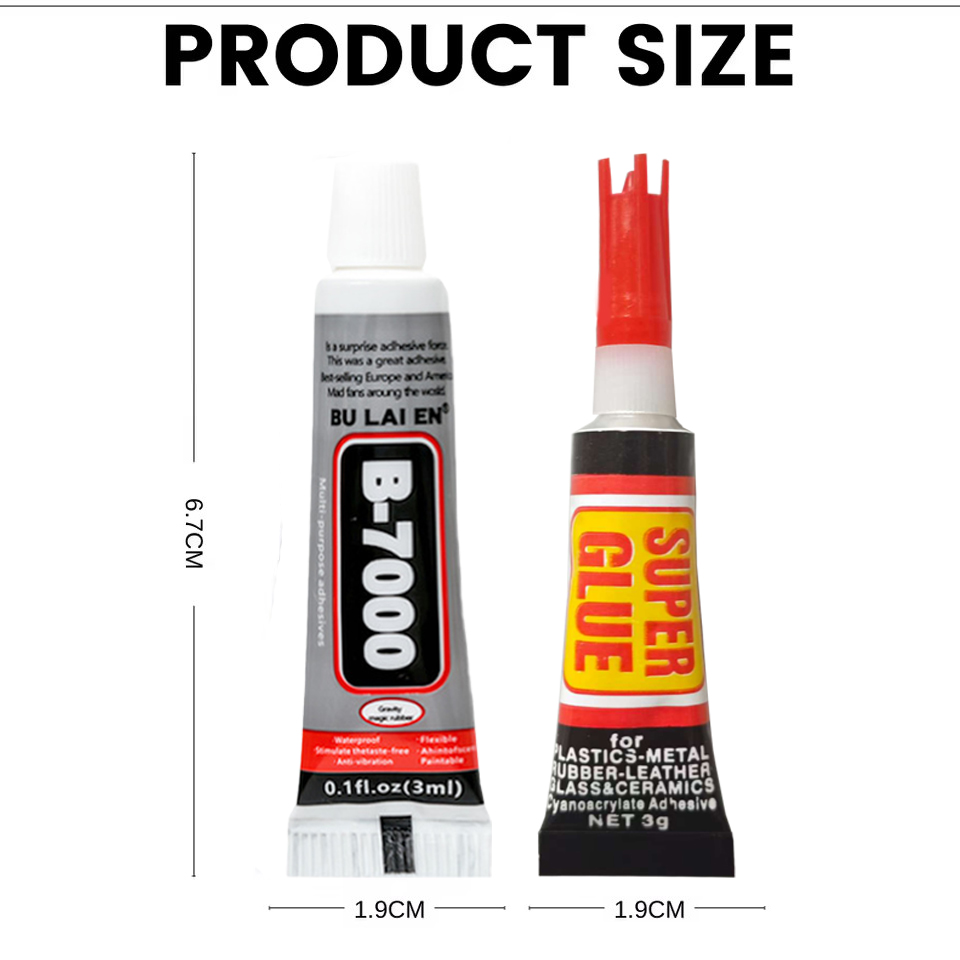 3ml B7000 vidrio plástico Univ - Contact Cement Glue reseña y precio