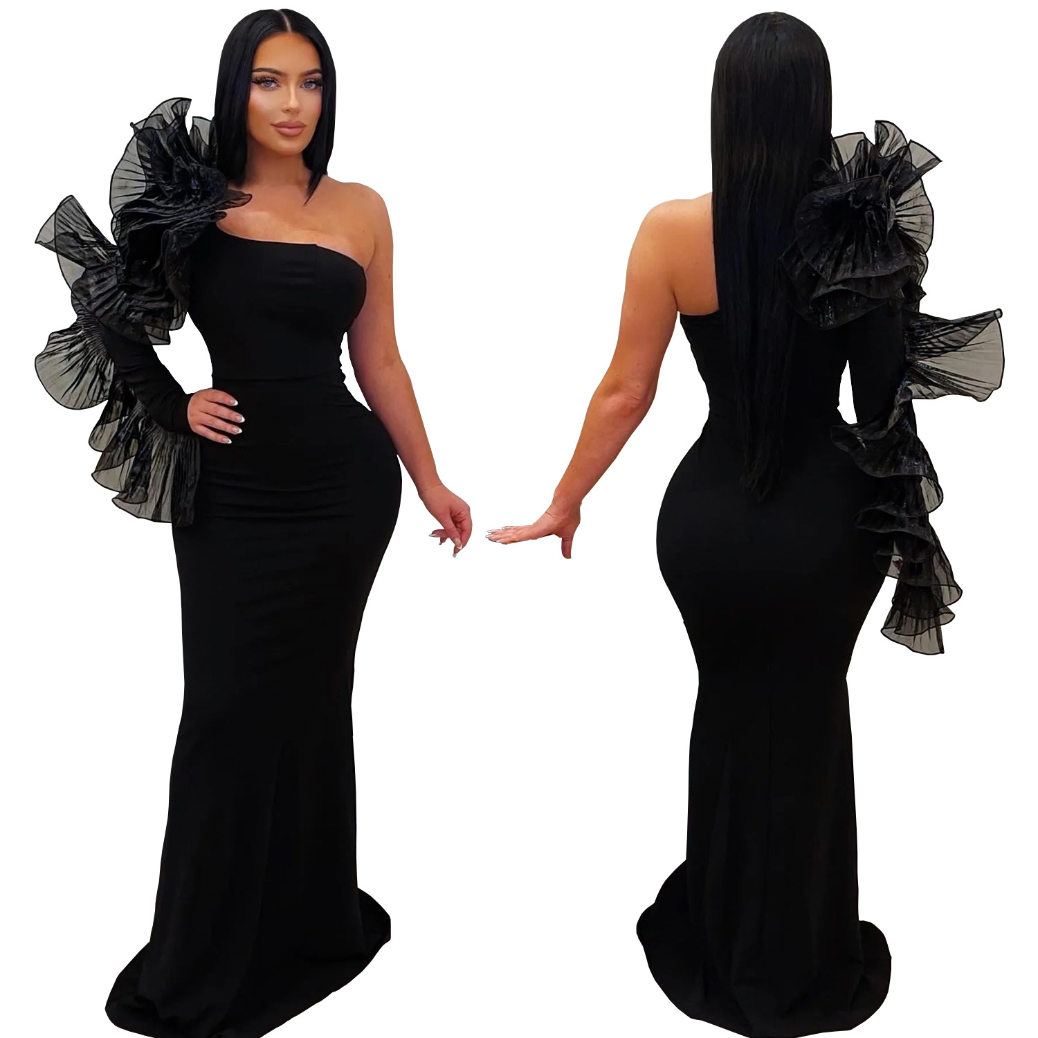 2026 nuevo vestido negro con v - Briar Cosplay Prop reseña y precio