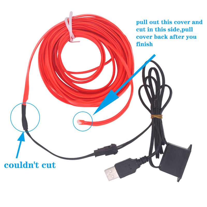 Tira de luces LED para interio - Led El Wire reseña y precio