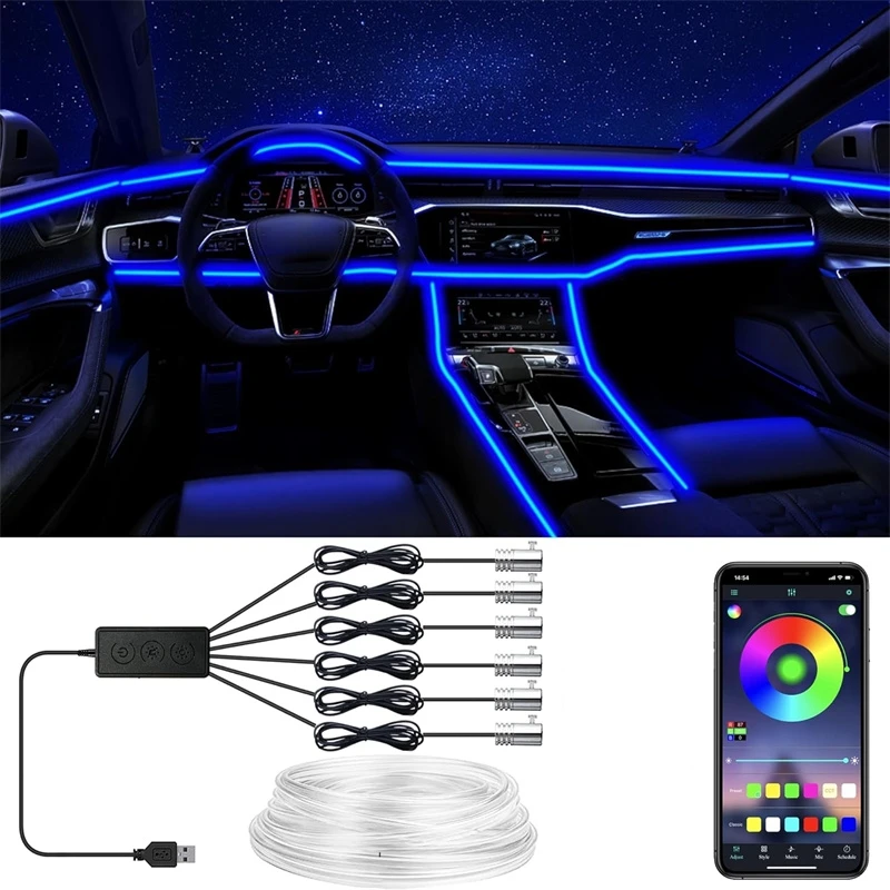 Luces de alambre EL flexibles  - Led El Wire reseña y precio