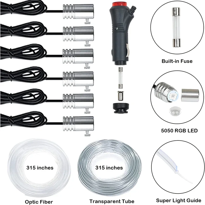 Luces de alambre EL flexibles  - Led El Wire reseña y precio