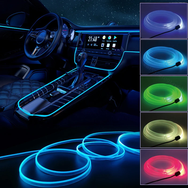 Iluminación Interior para Auto - Led El Wire reseña y precio