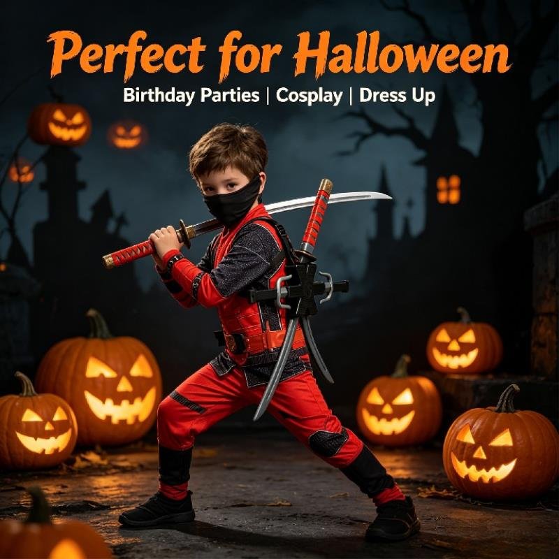 Halloween 1:1 Set de Ninja par - Cosplay Prop Knife reseña y precio