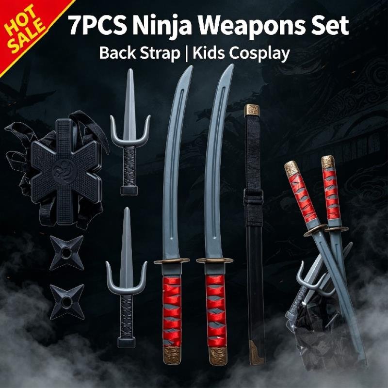 Halloween 1:1 Set de Ninja par - Cosplay Prop Knife reseña y precio