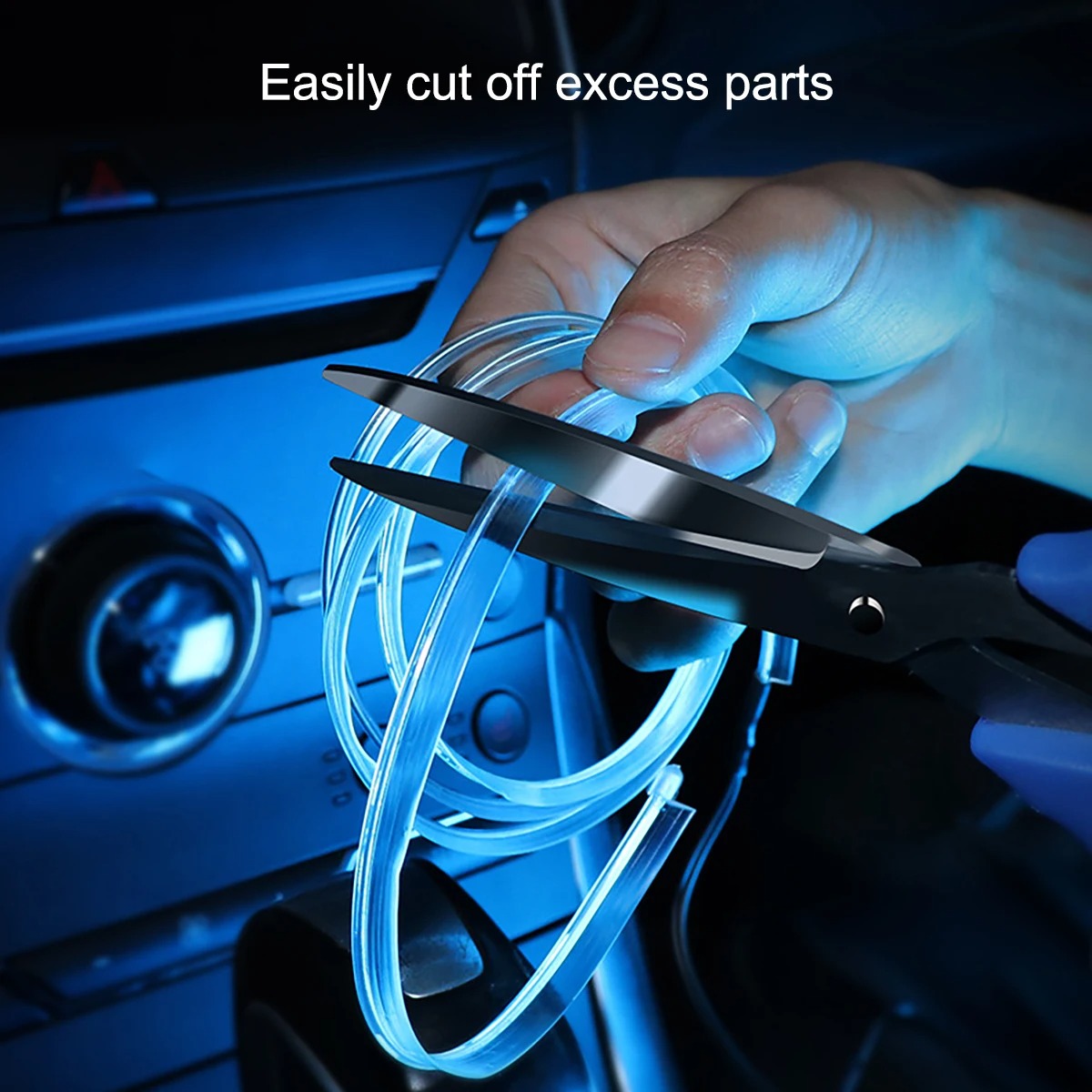 Ambiento de coche El cable LED - Led El Wire reseña y precio