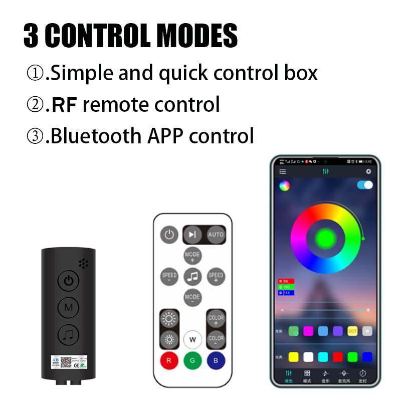 Tira de luces LED con Control  - Led El Wire reseña y precio