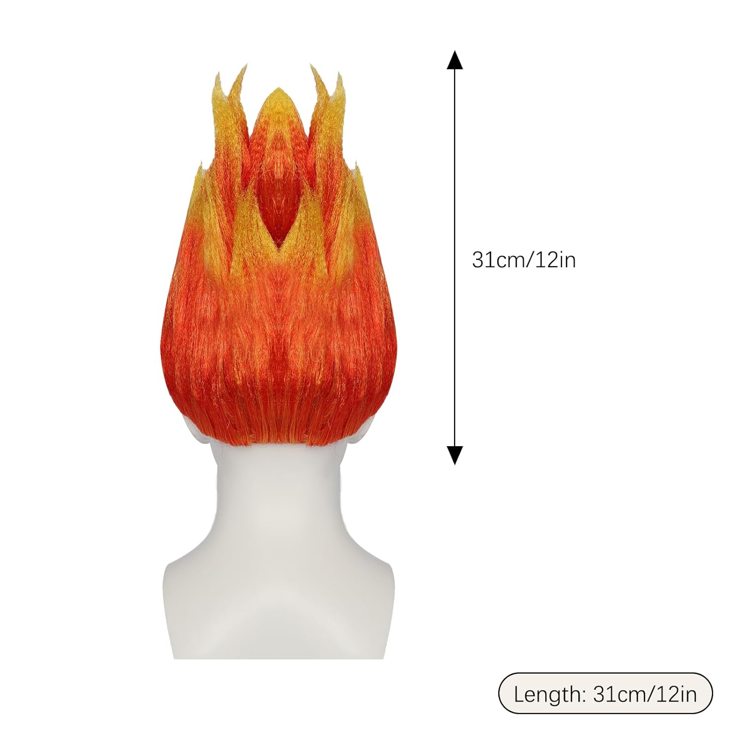 Peluca de Disfraz con Efecto d - Cosplay Flame Prop reseña y precio