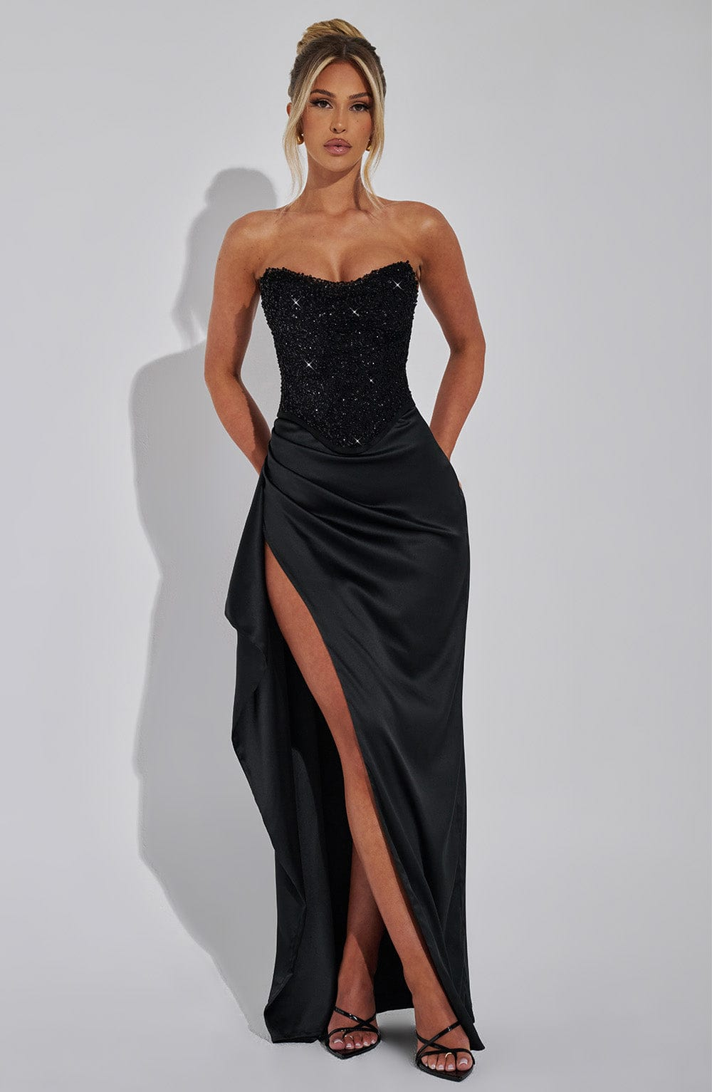 Vestido Largo Formal Negro sin - Briar Cosplay Prop reseña y precio