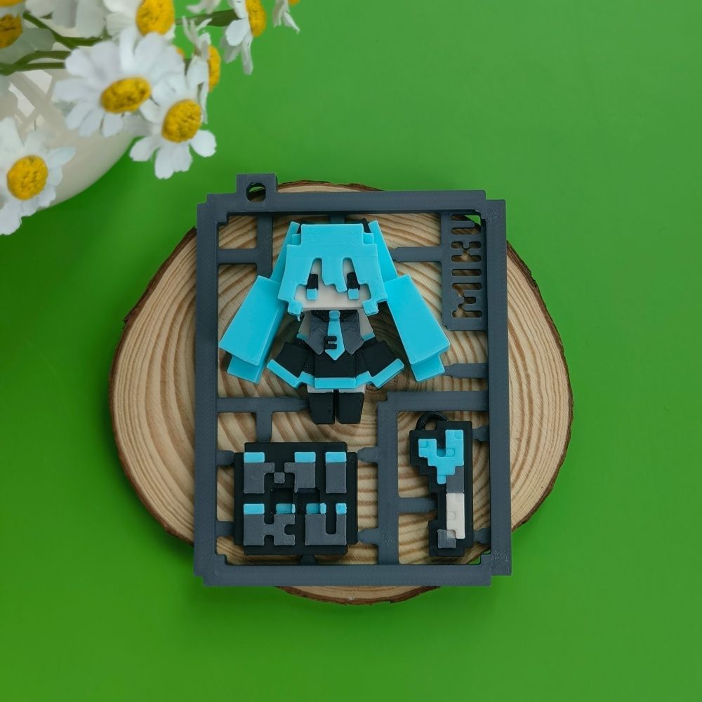 Modelo semiensamblado de Hatsu - Cosplay Prop 3D Print reseña y precio