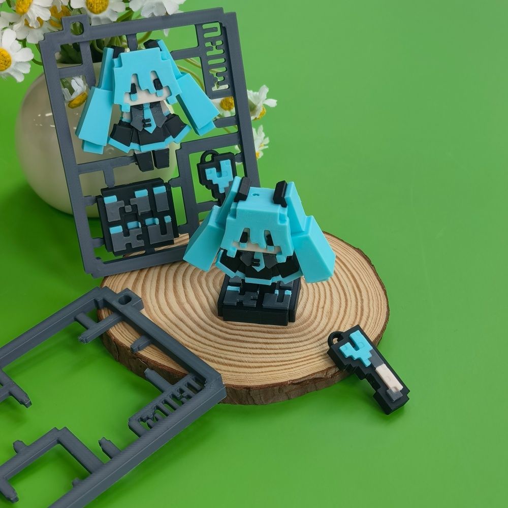 Modelo semiensamblado de Hatsu - Cosplay Prop 3D Print reseña y precio